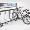 Porta biciclette a 5 posti smontabile per arredo urbano